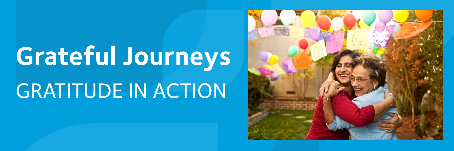 May 2025 Grateful Journeys email header